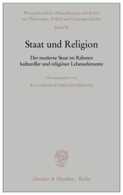 Staat und Religion. - Schreckenberger, Waldemar (Hrsg.)