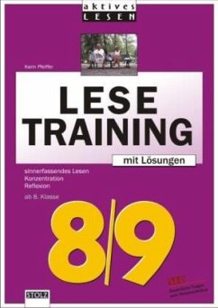 Cover Ab 8./9. Klasse / Lesetraining