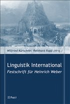 Linguistik International - Kürschner, Wilfried / Rapp, Reinhard (Hrsg.)