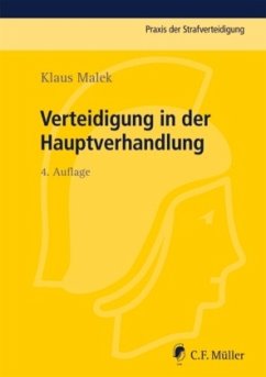 Cover Verteidigung in der Hauptverhandlung
