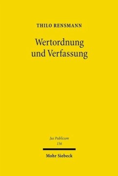 Wertordnung und Verfassung - Rensmann, Thilo