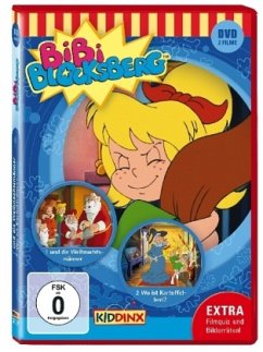 Cover Bibi Blocksberg, Die Weihnachtsmänner/Wo ist Kartoffelbrei?, 1 DVD