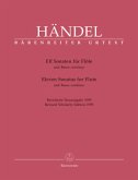 Elf Sonaten für Flöte und Basso continuo\Eleven Sonatas for Flute and Figured Bass, 2 Hefte