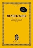 Violinkonzert e-Moll op.64, Partitur