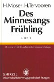 Des Minnesangs Frühling I. Texte