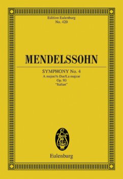 Sinfonie Nr.4 A-Dur op.90 (Italienische), Partitur - Sinfonie Nr. 4 A-Dur