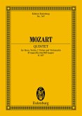 Hornquintett Es-Dur KV 407 für Horn, Violine, 2 Violen und Violoncello, Partitur