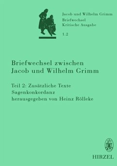 Cover Briefwechsel zwischen Jacob und Wilhelm Grimm