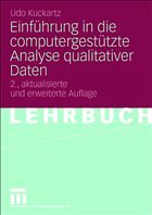 Einführung in die computergestützte Analyse qualitativer Daten - Kuckartz, Udo