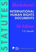 Cover Blackstone's International Human Rights Documents