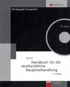 Cover Handbuch für die strafrechtliche Hauptverhandlung, CD-ROM