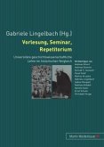 Vorlesung, Seminar, Repetitorium