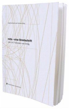 rotis - eine Streitschrift - Burkhardt, Ralph;Hartig, Christian