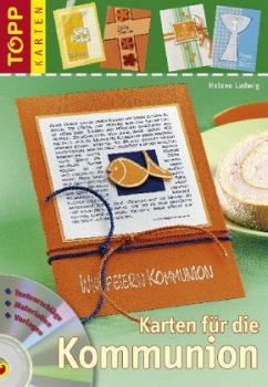 Karten für die Kommunion, m. CD-ROM - Ludwig, Helene