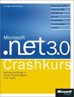 Cover Microsoft .NET 3.0 Crashkurs, m. DVD-ROM