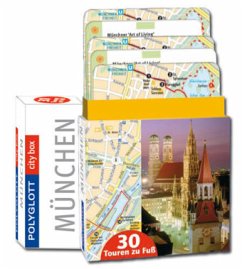 Cover Polyglott city box München, 30 Pocketkarten u. city guide