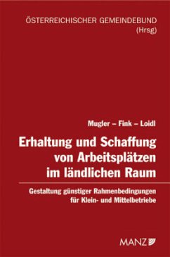 Cover Erhaltung und Schaffung von Arbeitsplätzen im ländlichen Raum