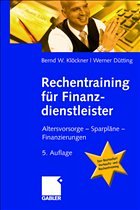 Rechentraining für Finanzdienstleister - Klöckner, Bernd W.; Dütting, Werner