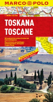 Marco Polo Karte Toskana. Toscane. Toscana. Tuscany