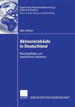 Aktienrückkäufe in Deutschland - Seifert, Udo
