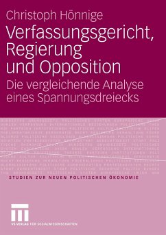 Verfassungsgericht, Regierung und Opposition - Hönnige, Christoph