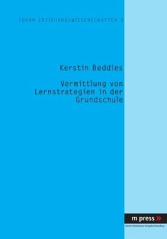 Cover Vermittlung von Lernstrategien in der Grundschule