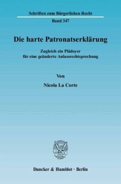 Die harte Patronatserklärung - La Corte, Nicola