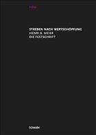 Streben nach Wertschöpfung - Riesenhuber, Heinz / Schierenbeck, Henner (Hgg.)