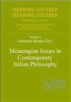 Meinongian Issues in Contemporary Italian Philosophy - Raspa, Venanzio