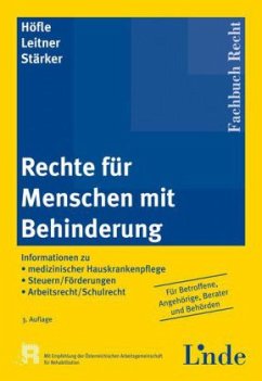 Cover Rechte für Menschen mit Behinderung (f. Österreich)