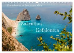 Zakynthos und Kefalonia Trauminseln im Ionischen Meer (Wandkalender 2025 DIN A3 quer), CALVENDO Monatskalender - Calvendo;Hans Steffl, Mike