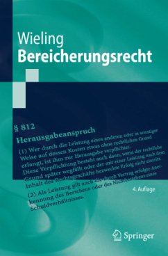 Bereicherungsrecht - Wieling, Hans J.