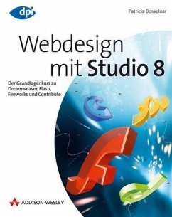 Webdesign mit Studio 8, m. CD-ROM - Bosselaar, Patricia