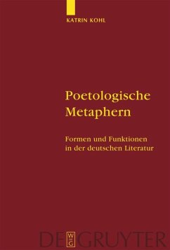 Poetologische Metaphern - Kohl, Katrin