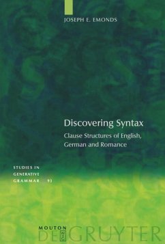 Discovering Syntax - Emonds, Joseph E.