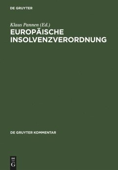 Europäische Insolvenzverordnung - Pannen, Klaus (Hrsg.)