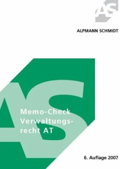 Cover Memo-Check Verwaltungsrecht AT