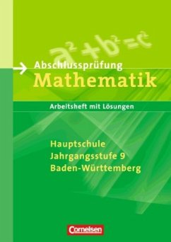 Hauptschule, Jahrgangsstufe 9, Baden-Württemberg / Abschlussprüfung Mathematik