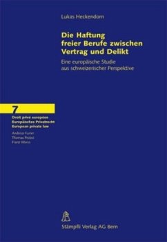 Cover Haftung freier Berufe zwischen Vertrag und Delikt