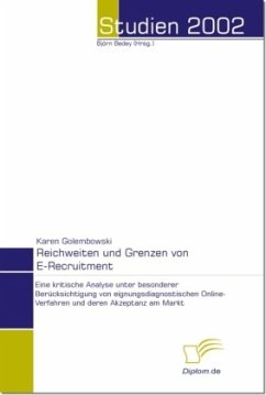 Reichweiten und Grenzen von e-Recruitment - Golembowski, Karin