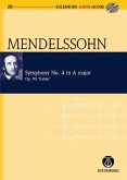 Sinfonie Nr.4 A-Dur op.90 (Italienische), Studienpartitur u. Audio-CD