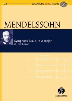 Sinfonie Nr.4 A-Dur op.90 (Italienische), Studienpartitur u. Audio-CD - Sinfonie Nr. 4 A-Dur