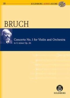 Violinkonzert Nr.1 g-Moll op.26, Studienpartitur u. Audio-CD - Konzert Nr. 1 g-Moll