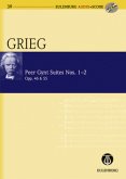 Peer Gynt Suiten Nr.1 und 2 (op.46 und 55), Studienpartitur u. Audio-CD