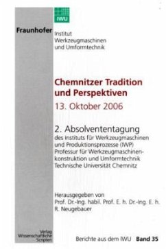 Cover Chemnitzer Tradition und Perspektiven