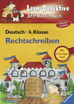 Cover Rechtschreiben, Deutsch 4. Klasse / Lern-Detektive - Lernspiel
