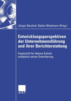 Entwicklungsperspektiven der Unternehmensführung und ihrer Berichterstattung - Banzhaf, Jürgen / Wiedmann, Stefan (Hgg.)