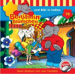 Benjamin Blümchen und Bibi in Indien / Benjamin Blümchen Bd.70 (1 Audio-CD) - Donnelly, Elfie
