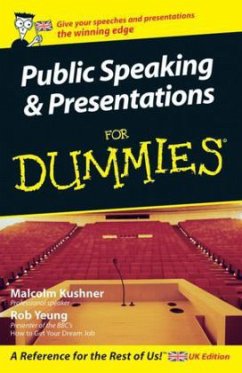 Cover Public Speaking and Presentations for Dummies