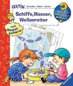 Schiffe, Wasser, Wellenreiter, m. Bastelschere